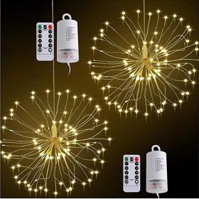 Indoor Light String Outdoor Waterproof Christmas Decoration Light (Option: Warm White-2style)