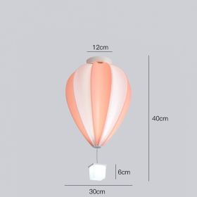 Creative Ceiling Lamp Of Cartoon Children's Room (Option: White pink-Tricolor dimming)